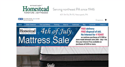 Desktop Screenshot of homesteadfurn.com